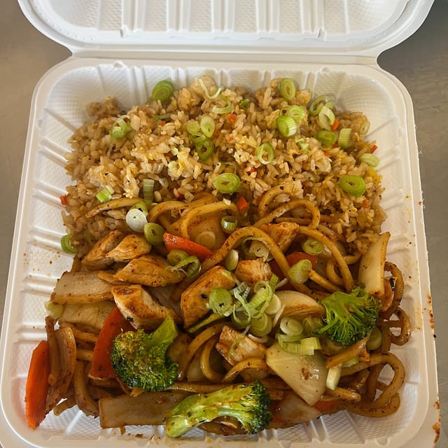 Spicy Udon Noodles.