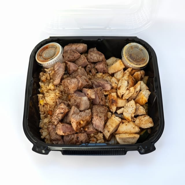 Chicken & Steak Entrée.